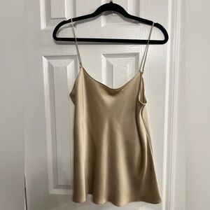 NWT $225 Vince silk satin cami top size L